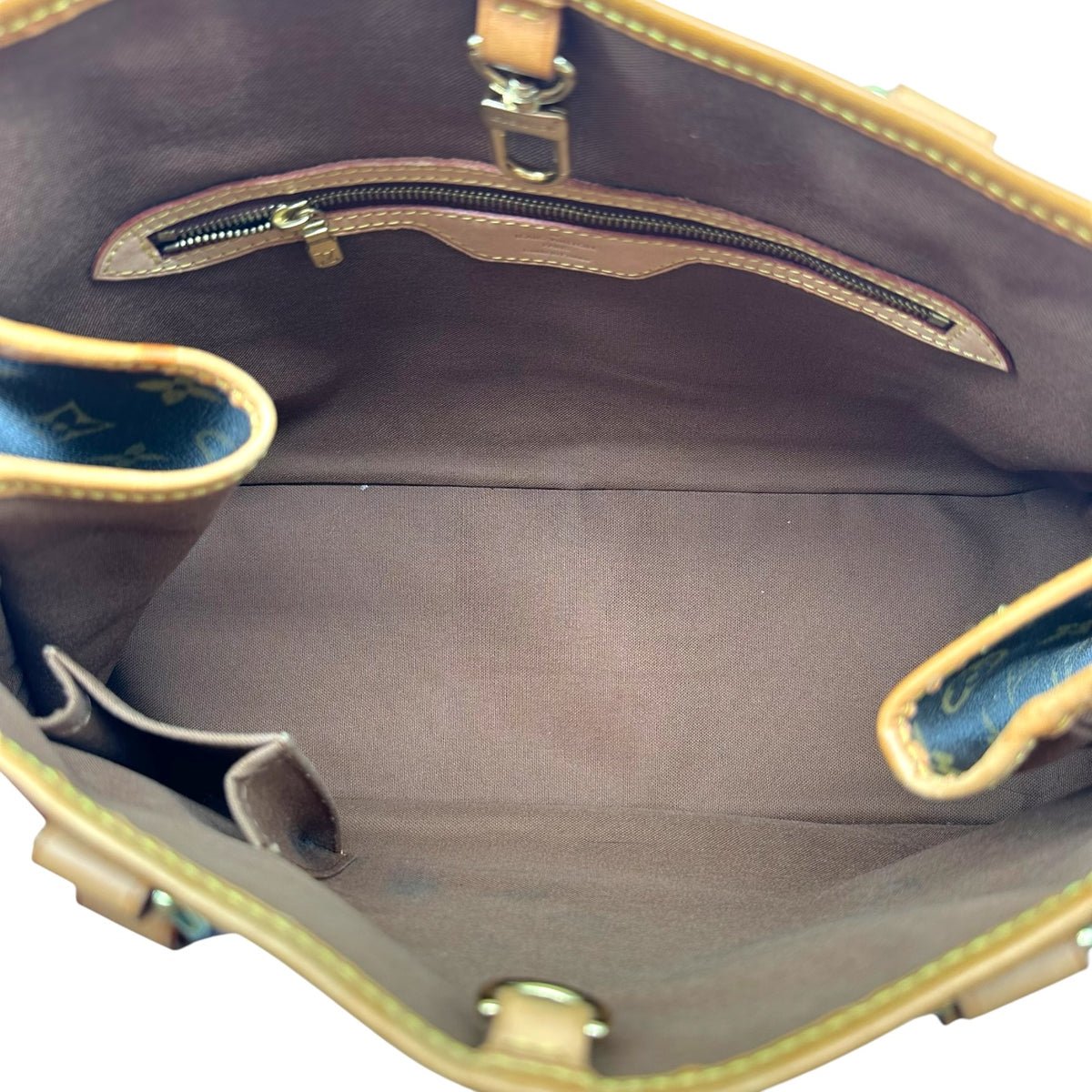 Louis Vuitton Brown Monogram Shoulder Tote Bag