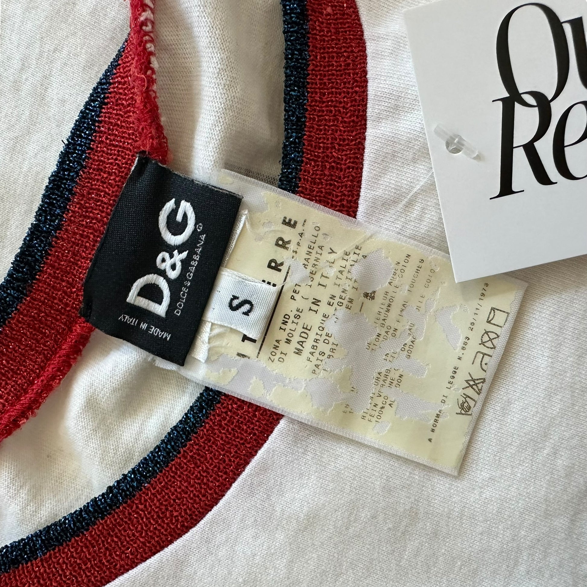 D&G Dolce & Gabbana London Graphic Ringer T-Shirt - Outfit Repeater