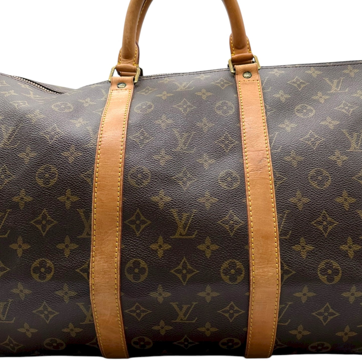 Louis Vuitton Classic Monogram Bandouliere 55 Duffle Bag
