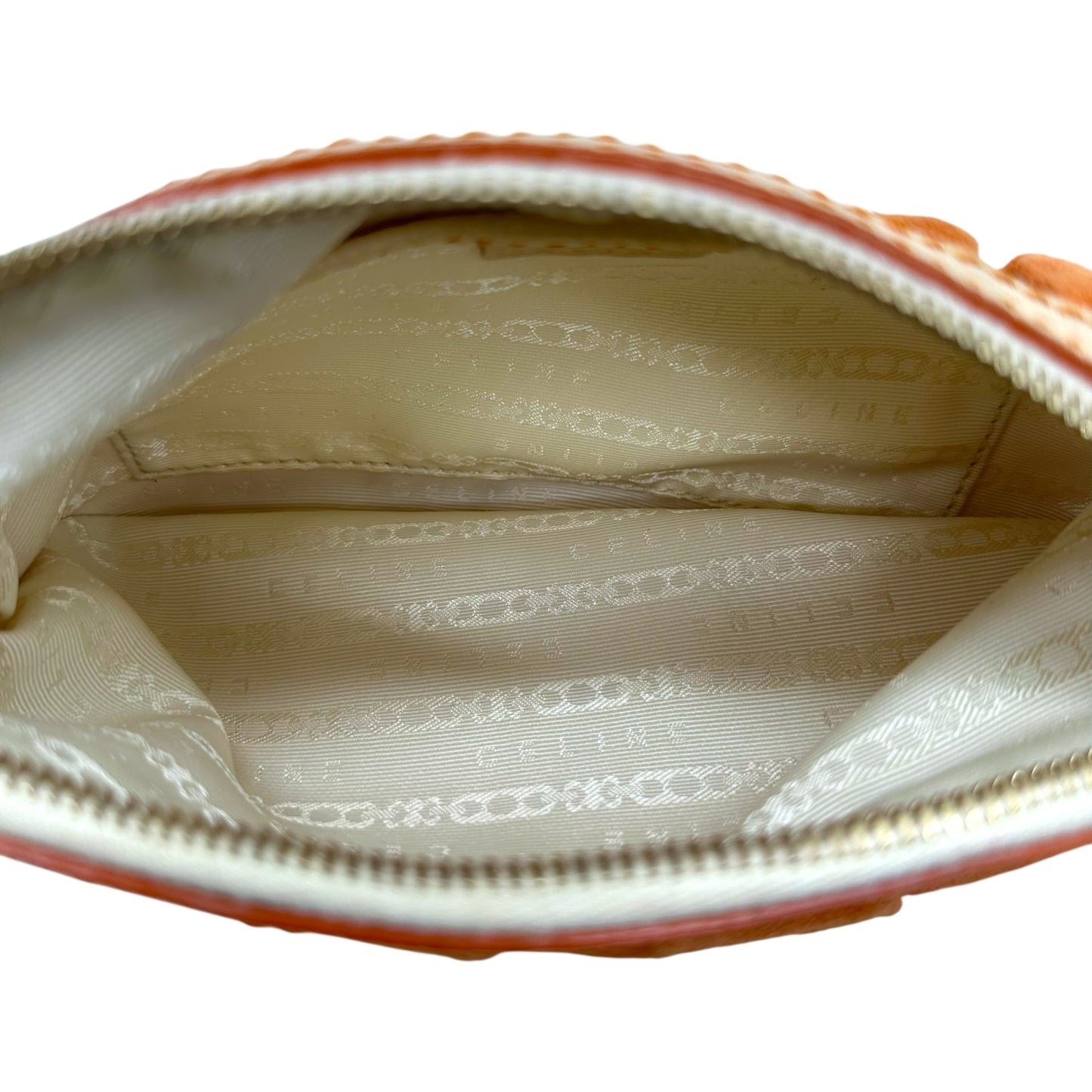 Celine Orange Mini Bag w/ Logo Charm - Outfit Repeater