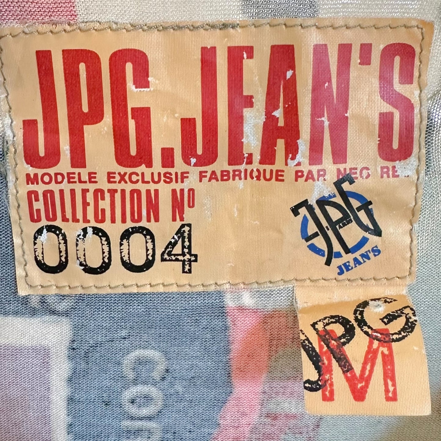 Jean Paul Gaultier Jeans Logo Printed Button Up Blouse