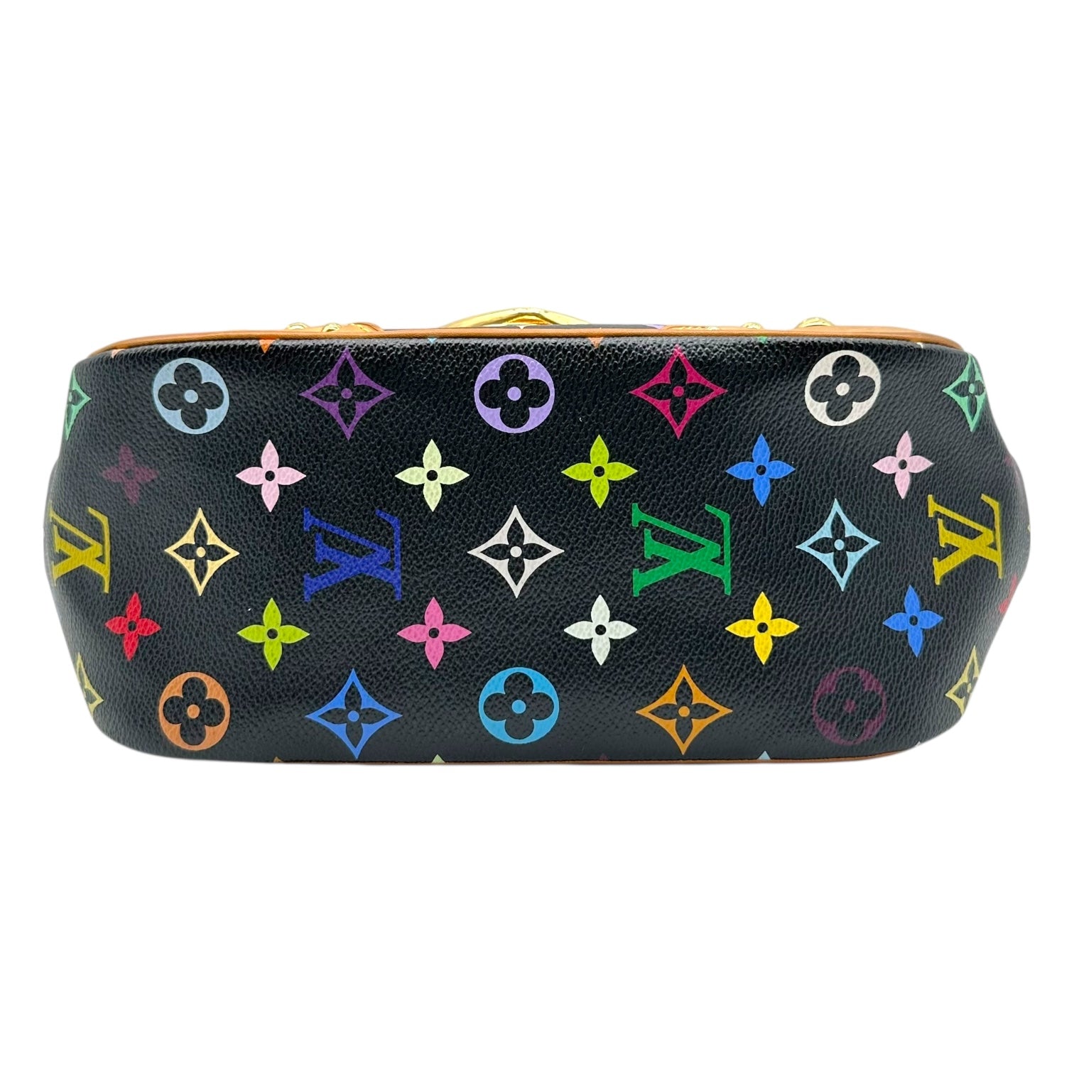 Louis Vuitton Shoulder Bag Black Multicolor Murakami
