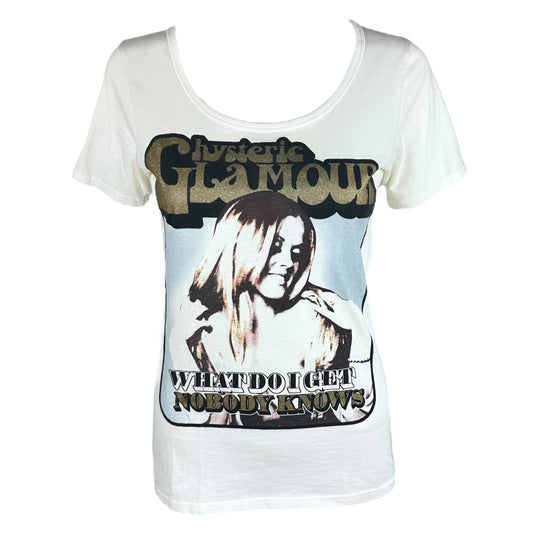 Hysteric Glamour Meet the Creeper White T-shirt