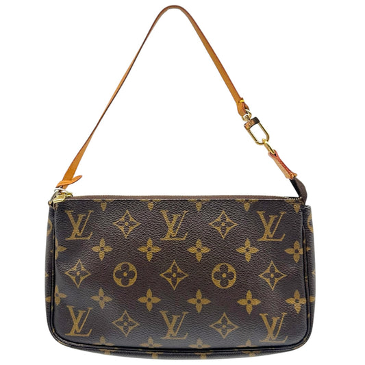 Louis Vuitton Pochette Bag Brown Monogram Canvas