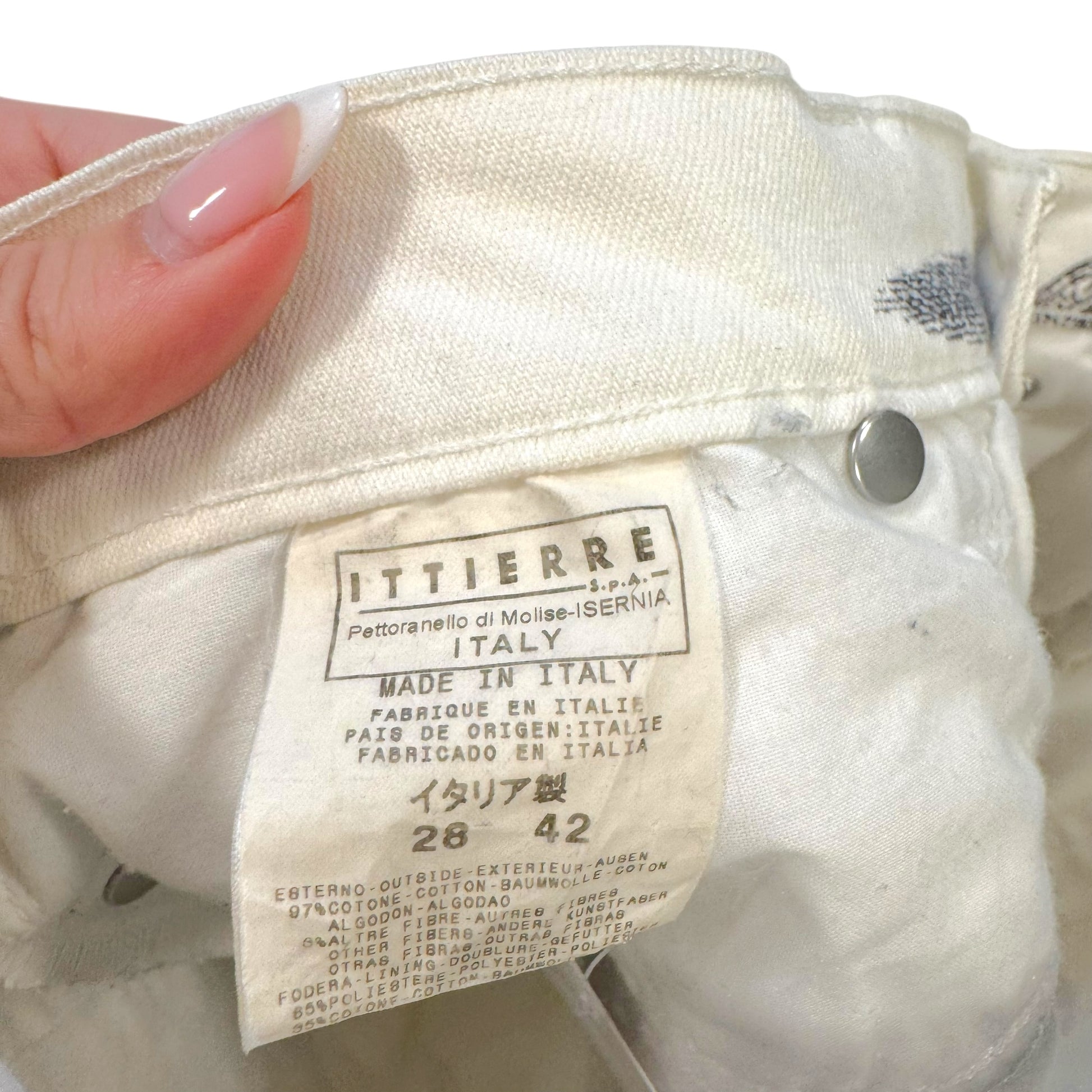 Just Cavalli Roberto Cavalli White Snake & Floral Print Jeans - Outfit Repeater