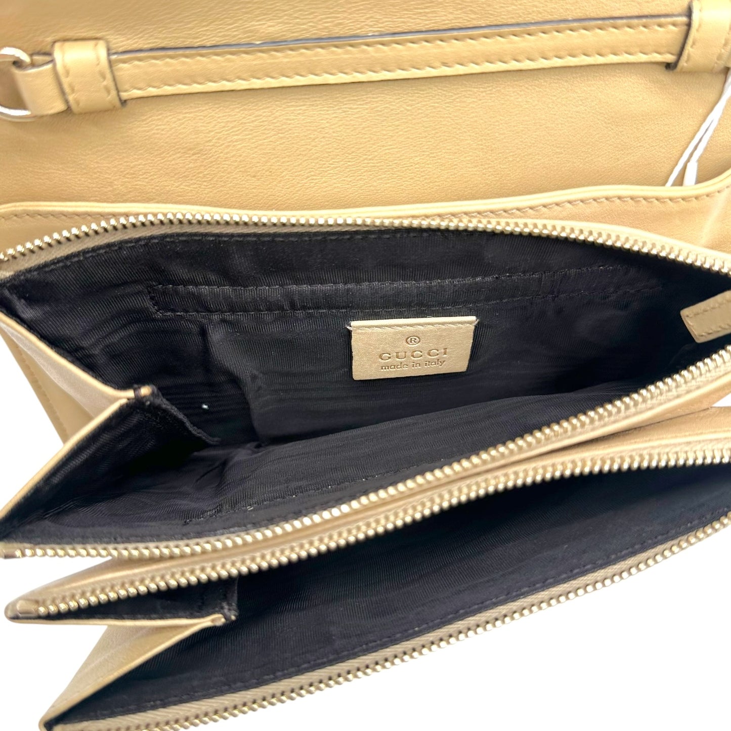 Gucci Zebra Print Ponyhair Jackie Piston Lock 2-Way Clutch Bag