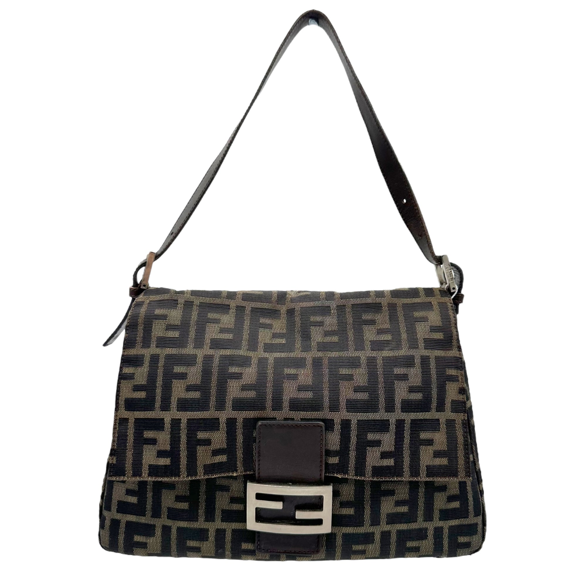 Fendi Zucca Monogram Mama Baguette Bag - Outfit Repeater