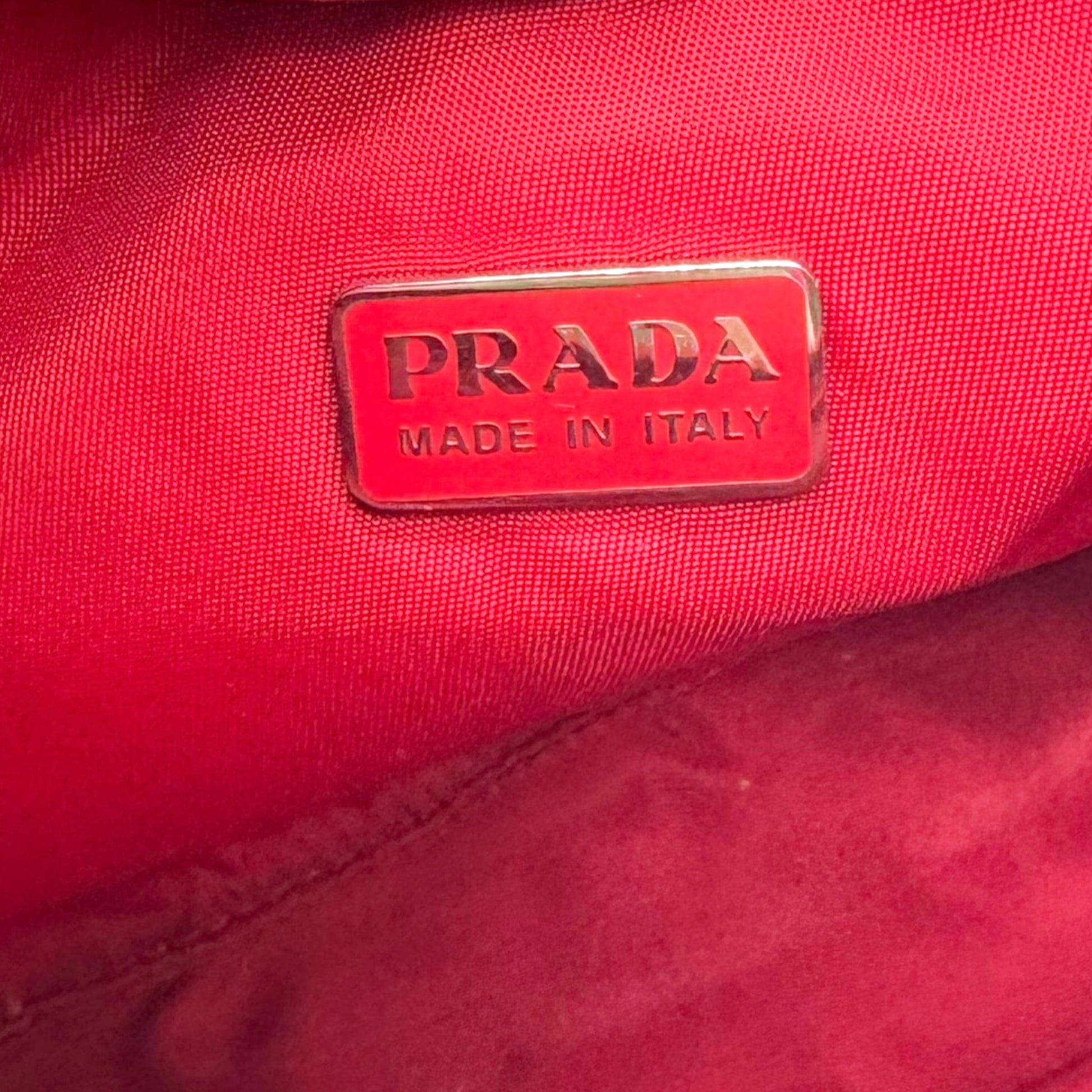 Prada Red Nylon Small Shoulder Bag - Outfit Repeater