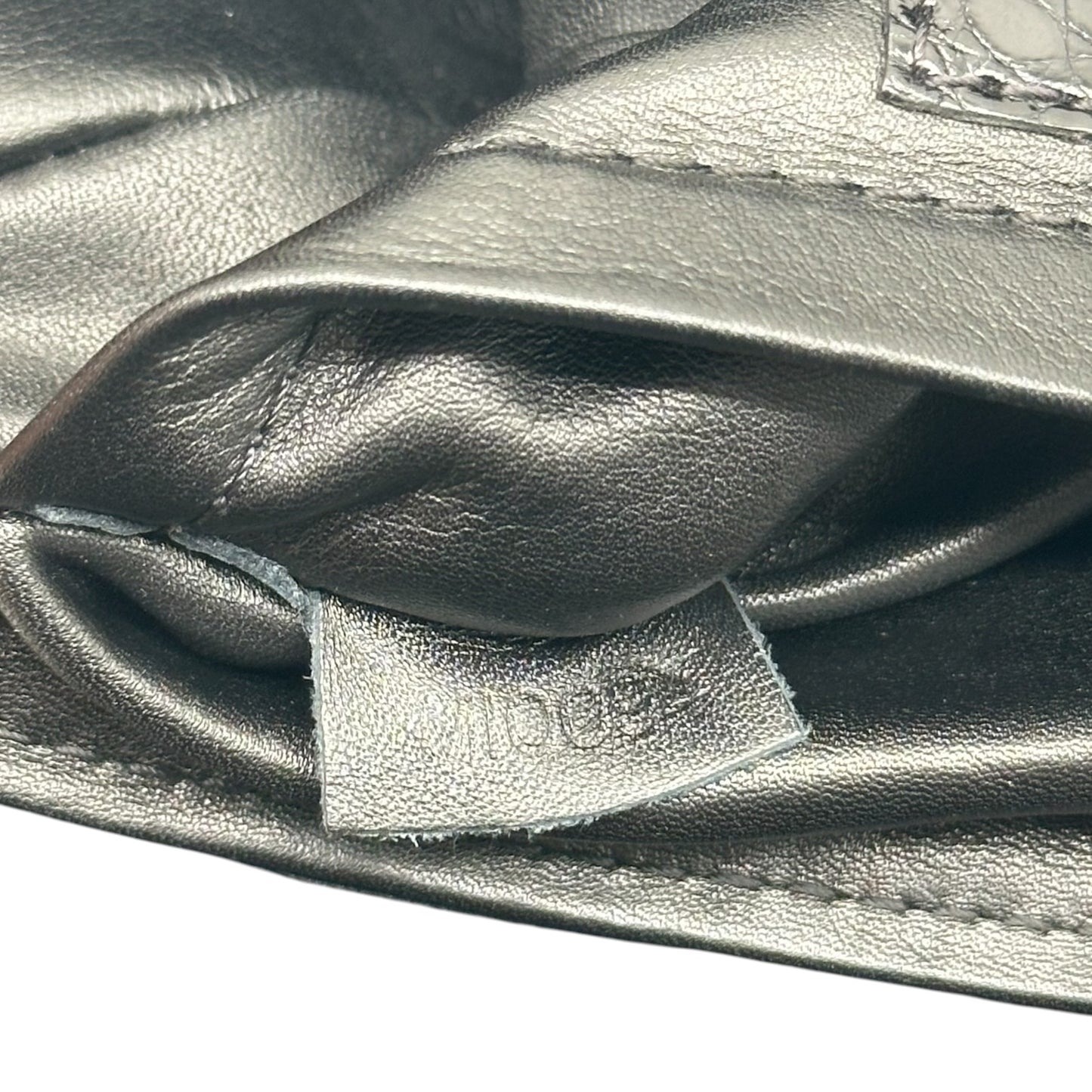 Louis Vuitton Black Velours Alligator Handbag