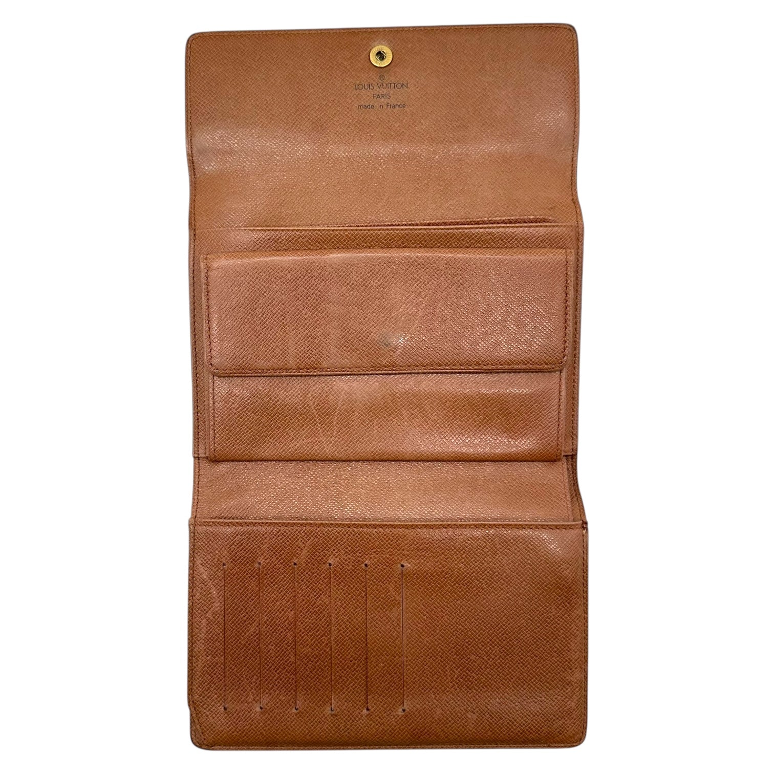 Louis Vuitton Classic Monogram Snap Tri-Fold Wallet - Outfit Repeater