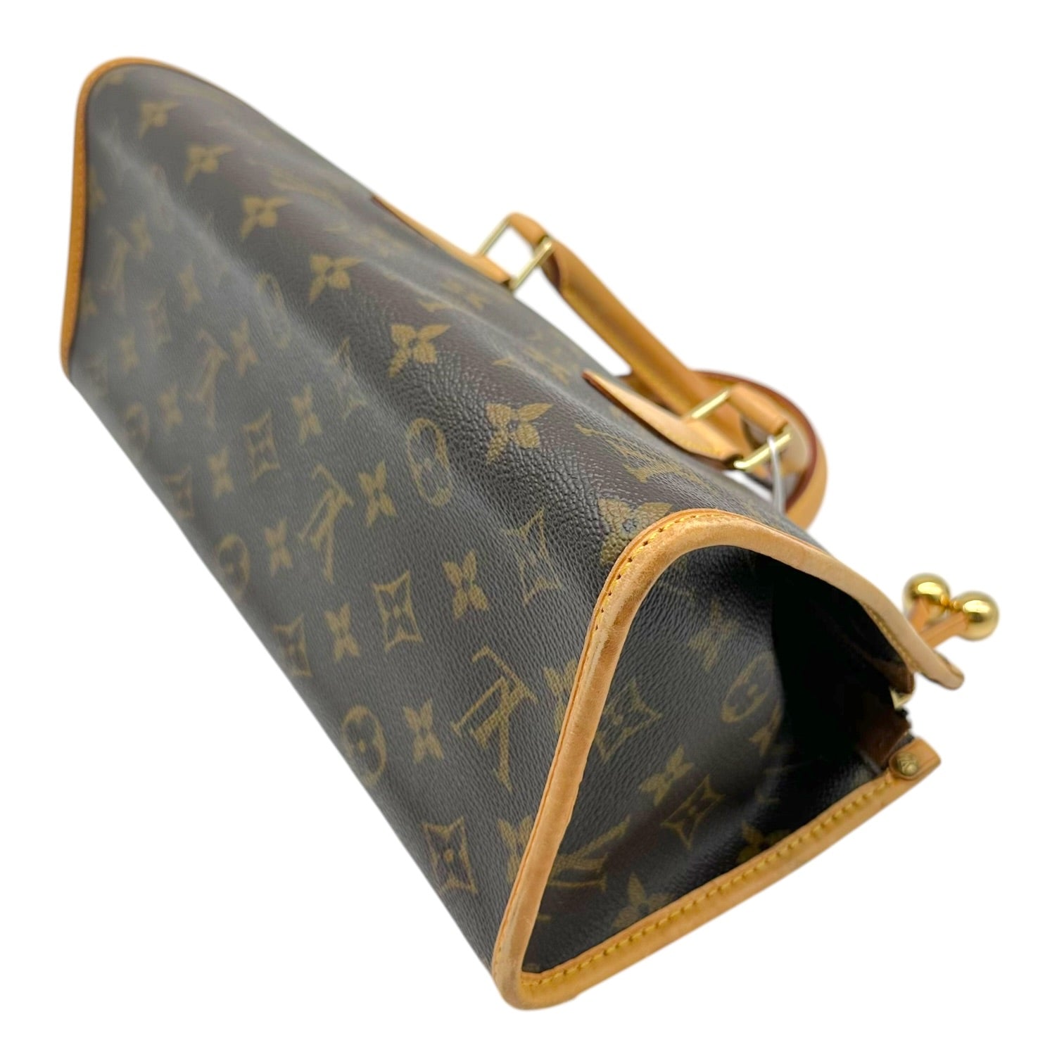 Louis Vuitton Monogram East-West Bag Brown Leather
