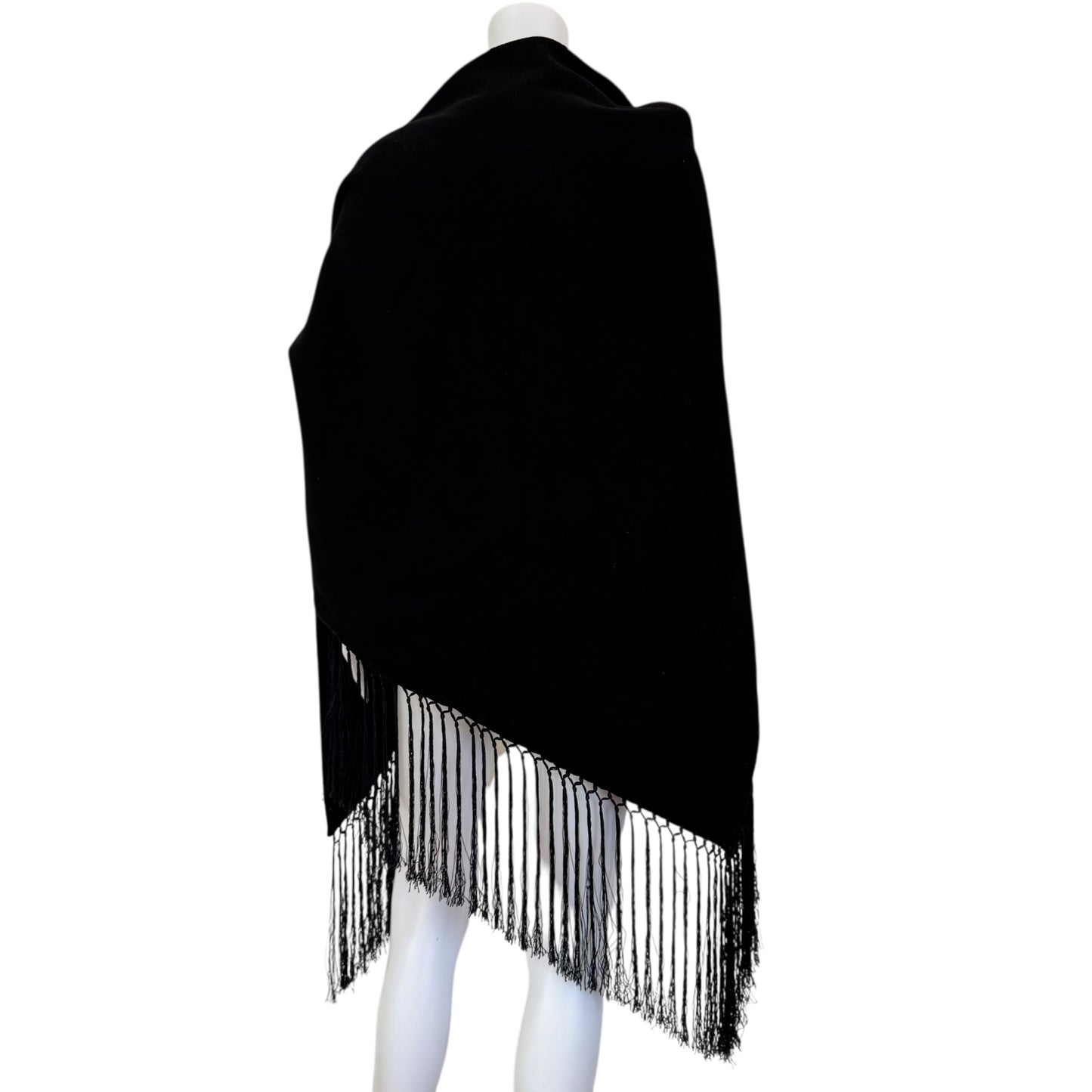 Dolce & Gabbana F/W 1998 Black Cashmere Shawl