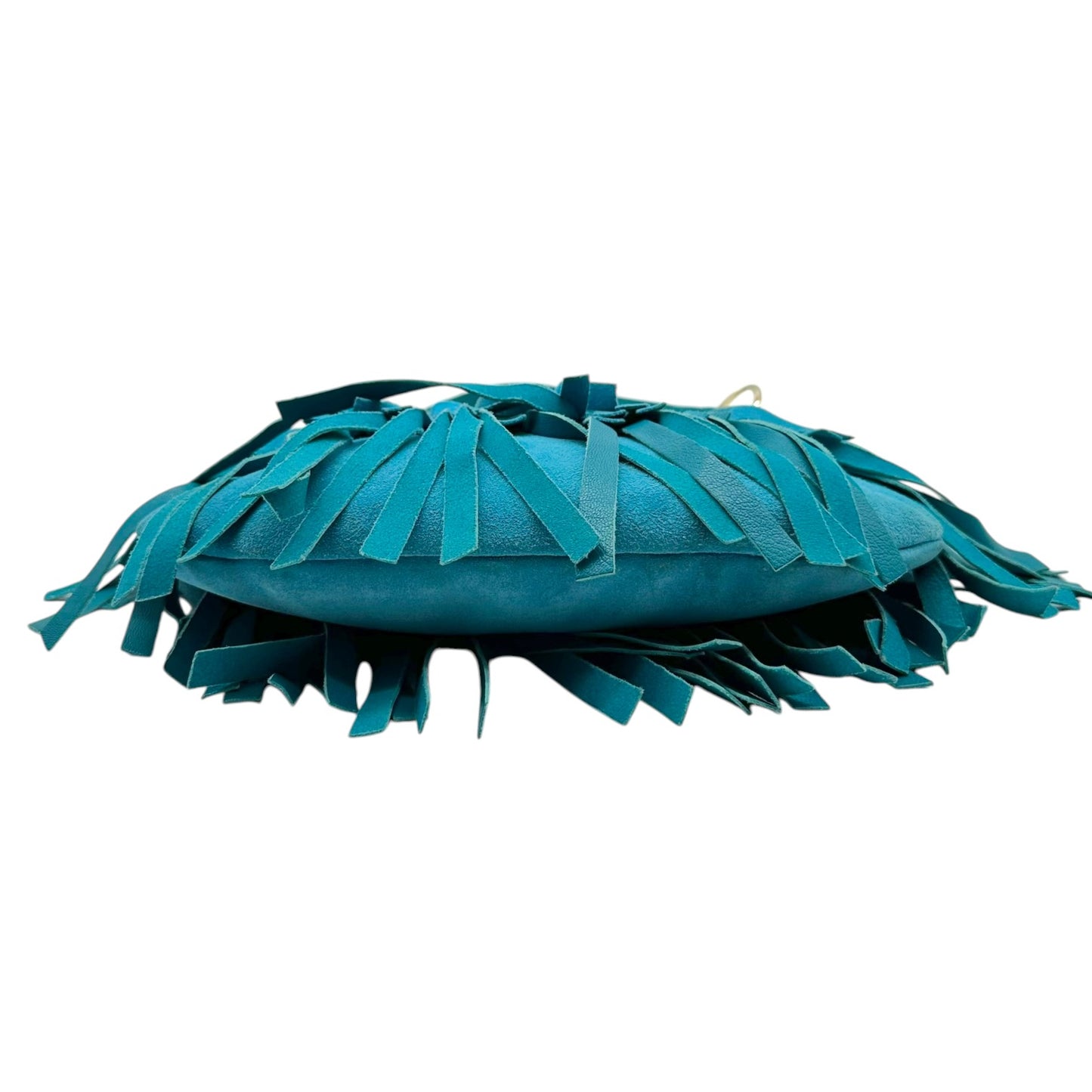 Yves Saint Laurent Turquoise Fringe Mini Bag