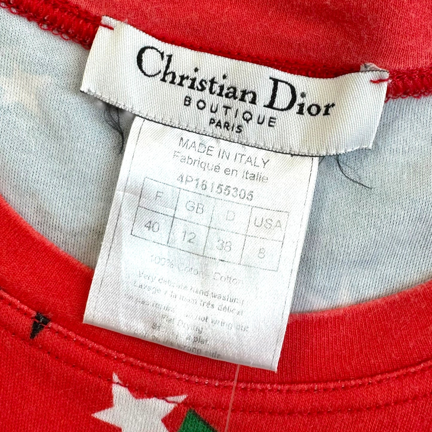 Dior F/W 2004 Rasta Tank - Outfit Repeater