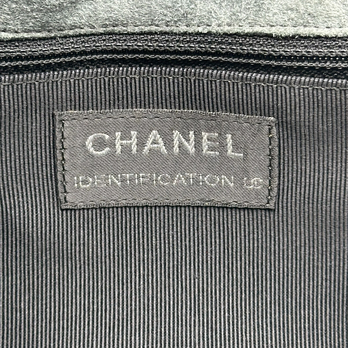 Chanel Gray Suede 2.55 Flap Shoulder Bag