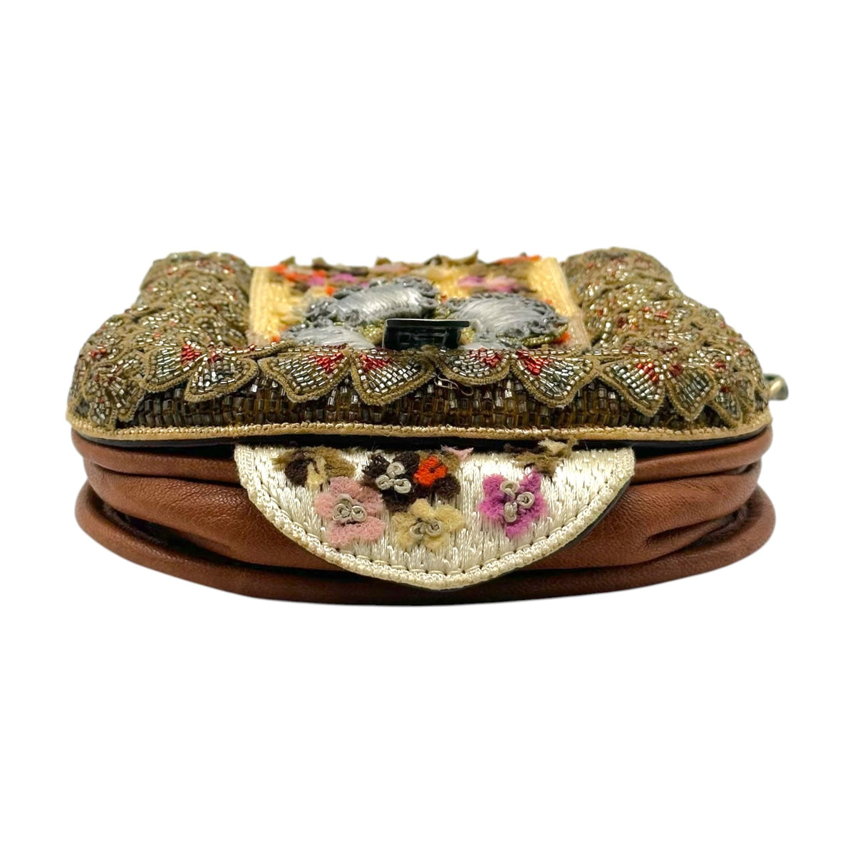 Fendi S/S 2006 B Bag Beaded & Embroidered 2-Way Clutch Bag