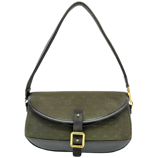 Louis Vuitton Khaki Green Lin Monogram Mini Marjorie Bag