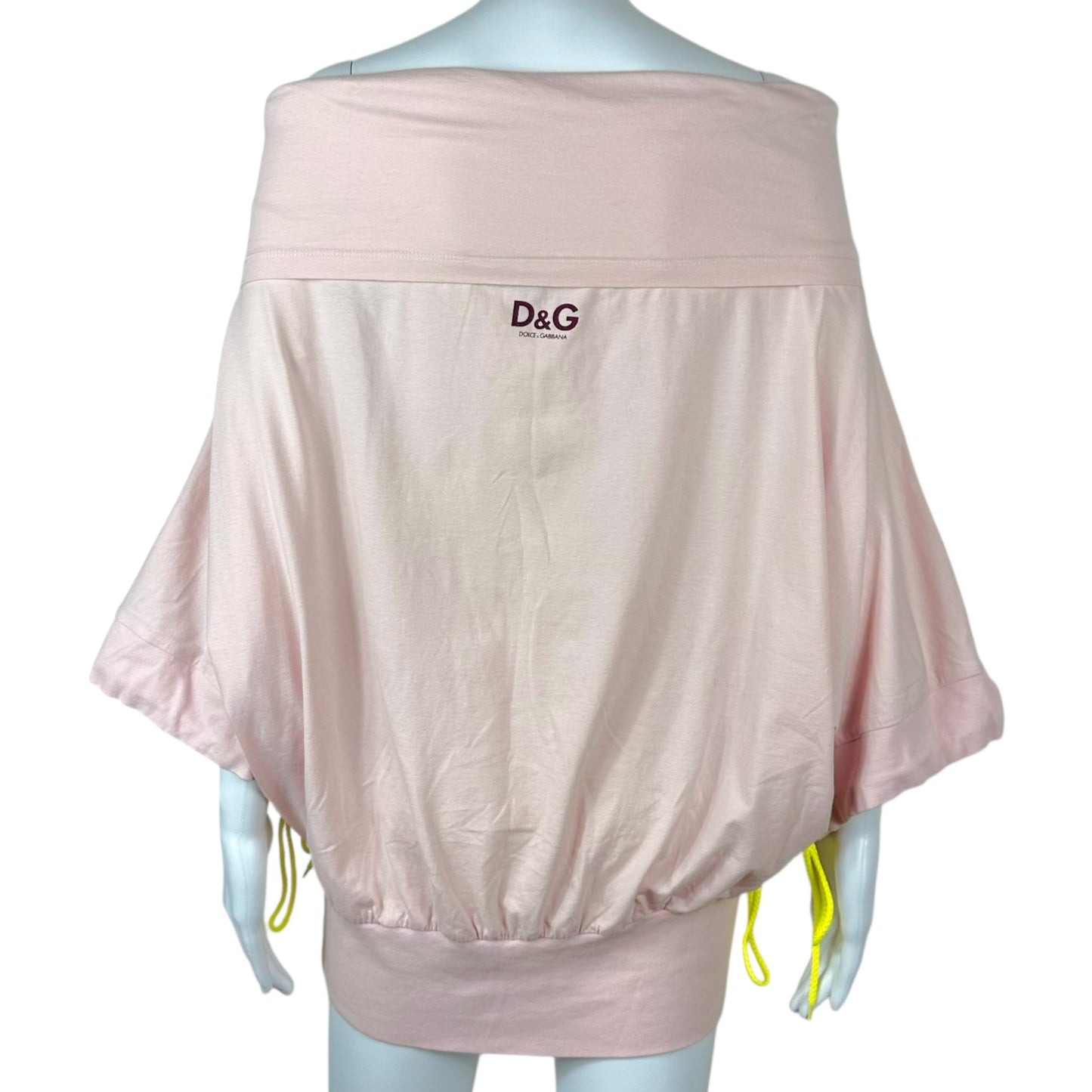 D&G Dolce & Gabbana Pink Oversized Logo T-Shirt - Outfit Repeater