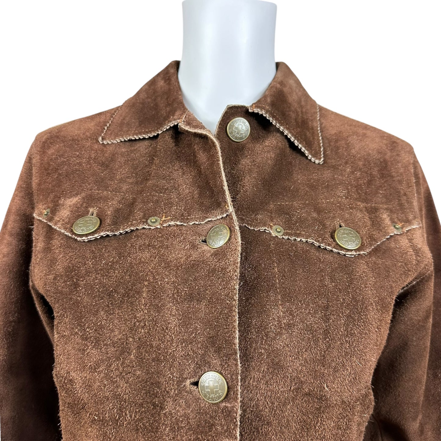 Gaultier Jeans Brown Suede Fringe Jacket - Outfit Repeater