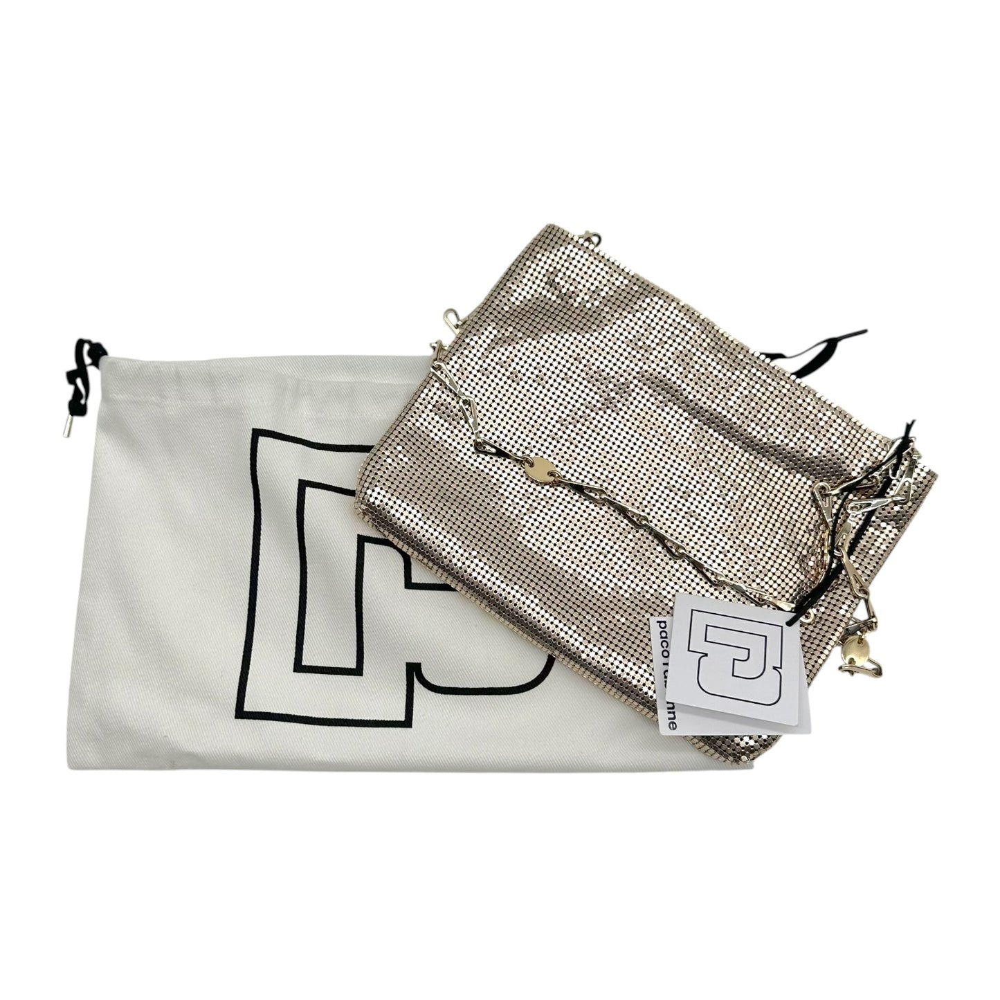 Paco Rabanne Silver Chainmail Mini Bag