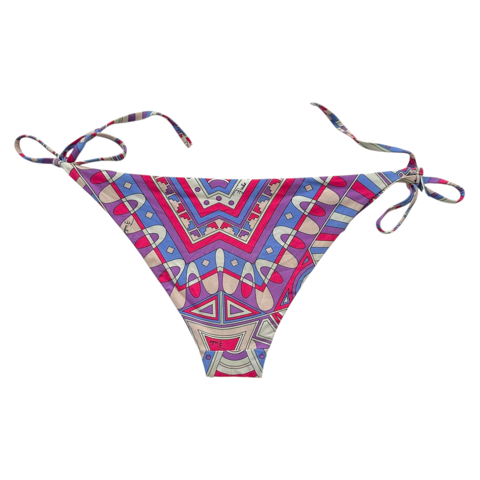 Emilio Pucci Purple Pink Printed Bikini