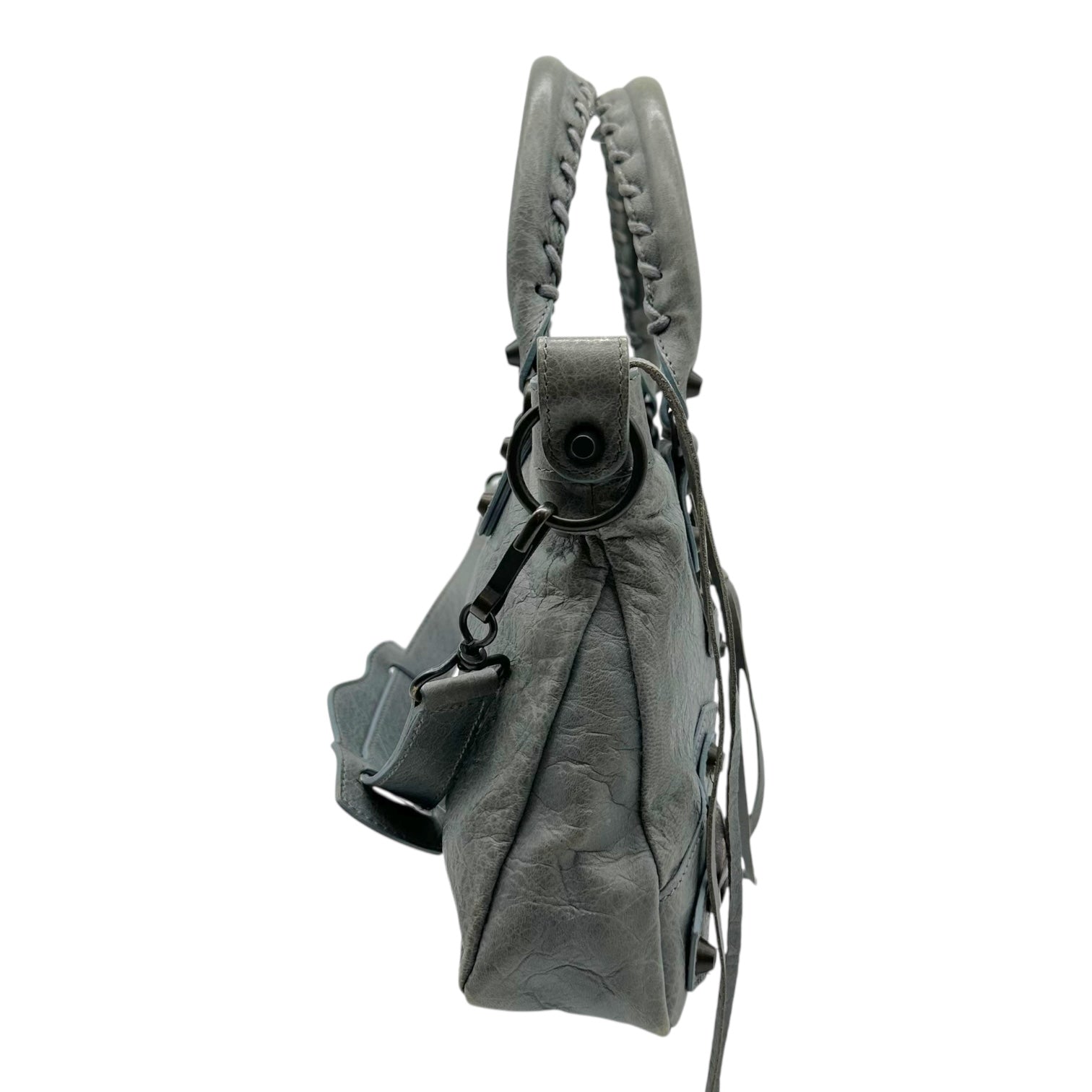 Balenciaga Light Gray / Blue First City Bag - Outfit Repeater