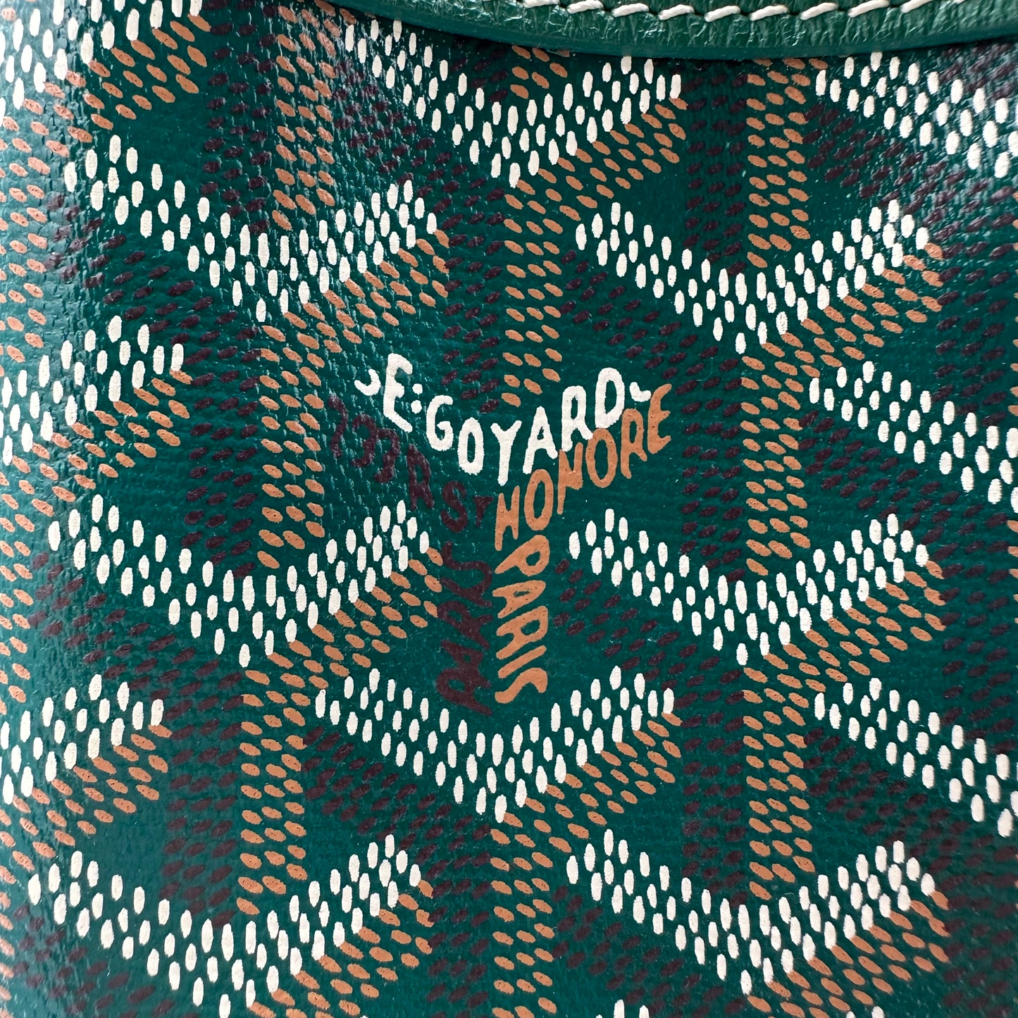 Goyard Green Petit Flot Bucket Bag