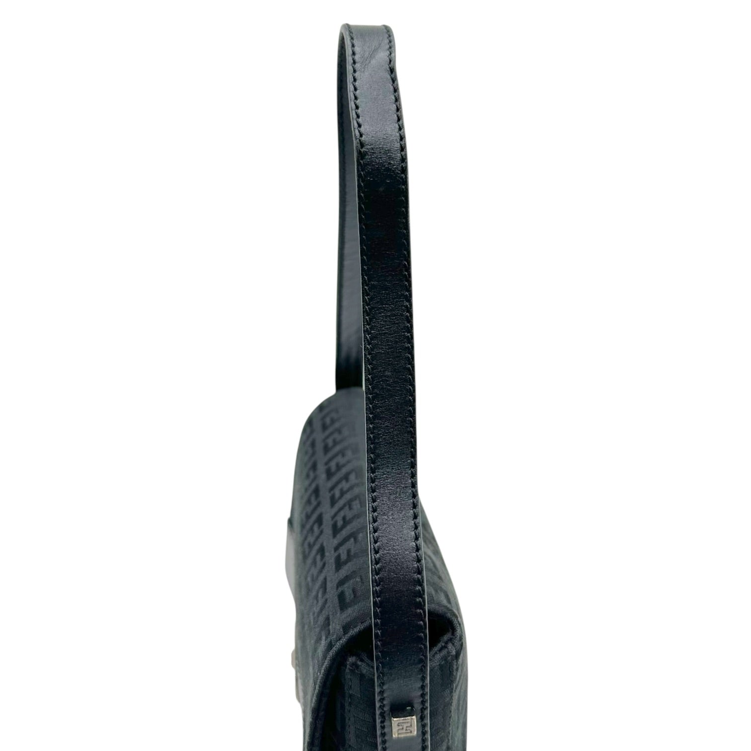 Fendi Mini Shoulder Bag Black Zucchino Monogram
