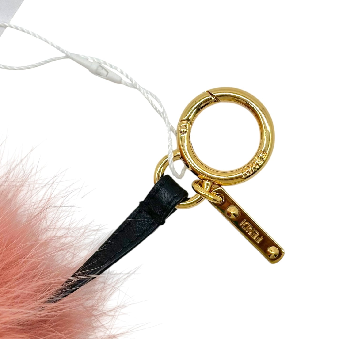 Fendi Pink Fox Fur Bag Charm