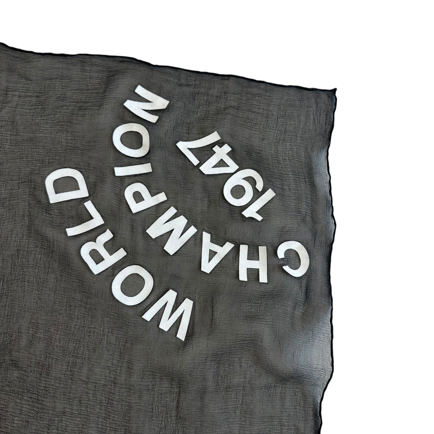 Christian Dior J'Adore Dior Black Silk Scarf - Outfit Repeater