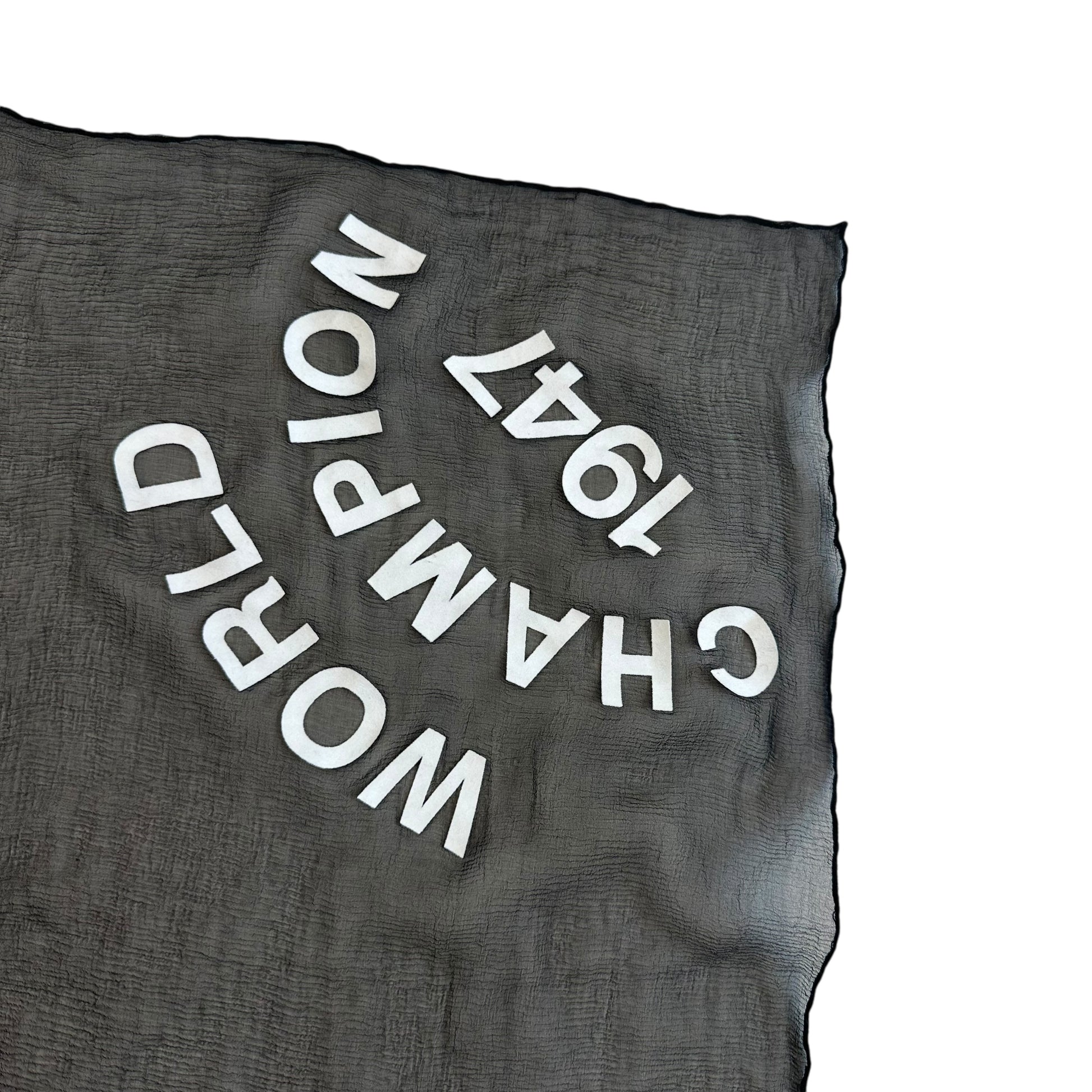 Christian Dior J'Adore Dior Black Silk Scarf - Outfit Repeater