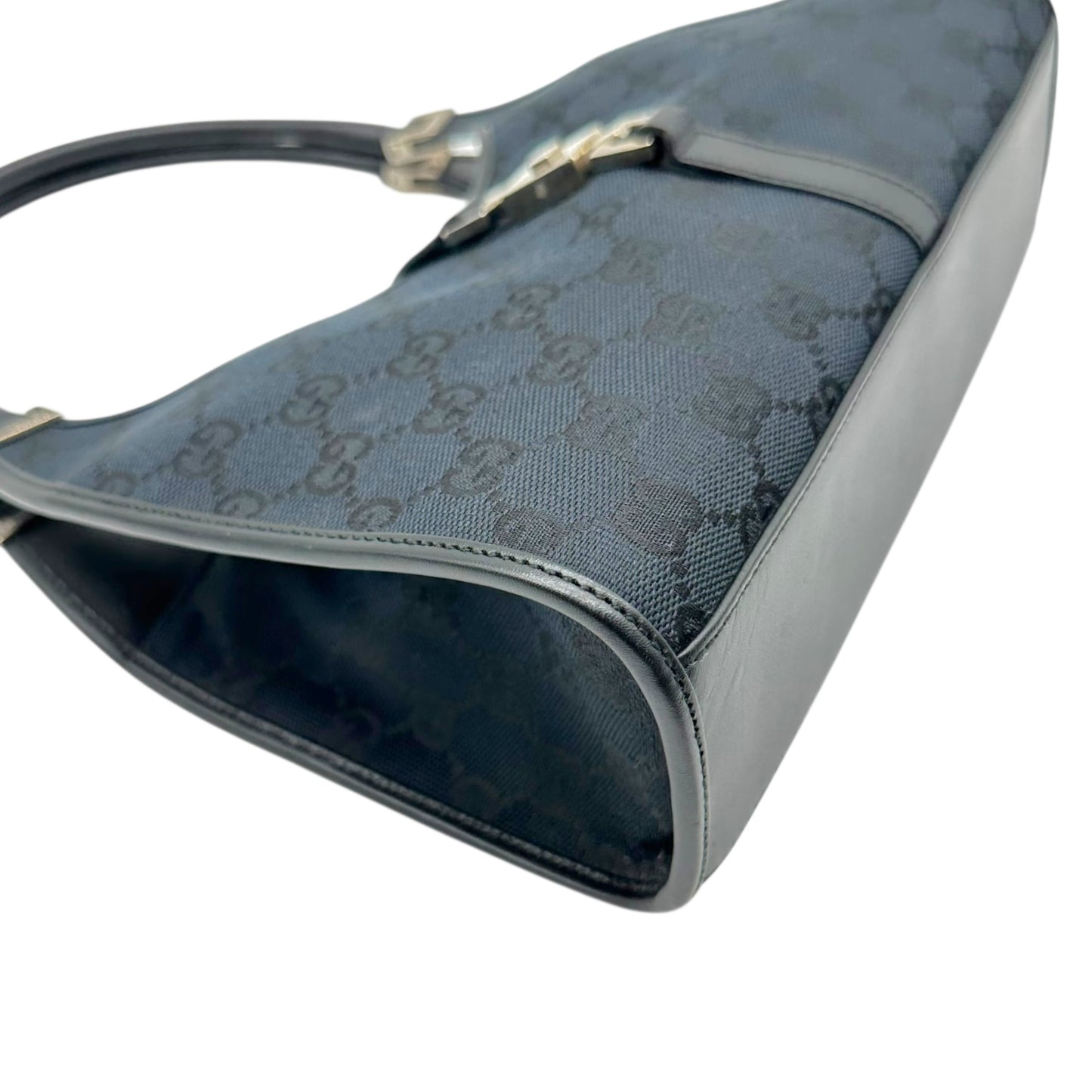 Gucci Black Monogram Canvas Mini Jackie Bag