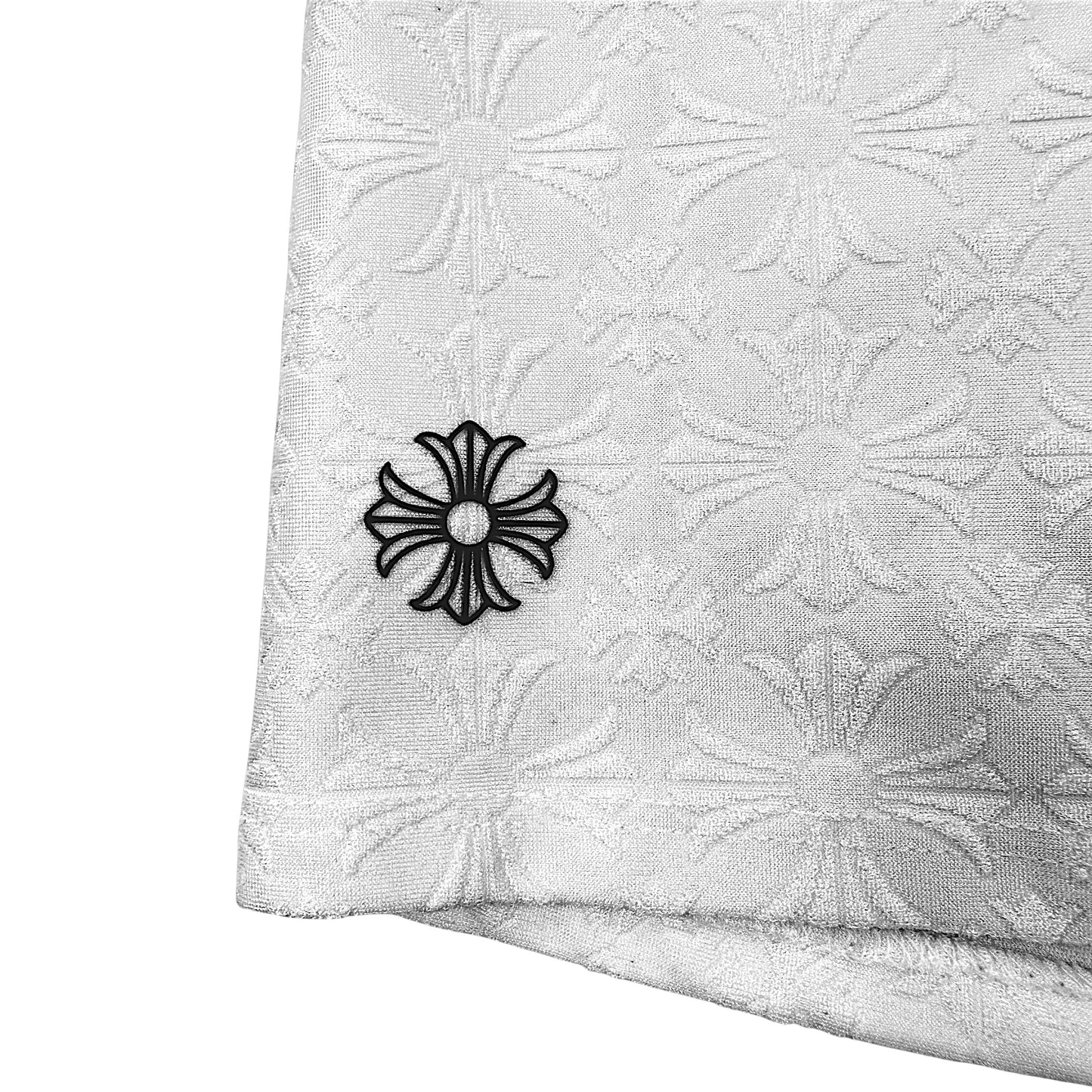 Chrome Hearts White Biker Shorts