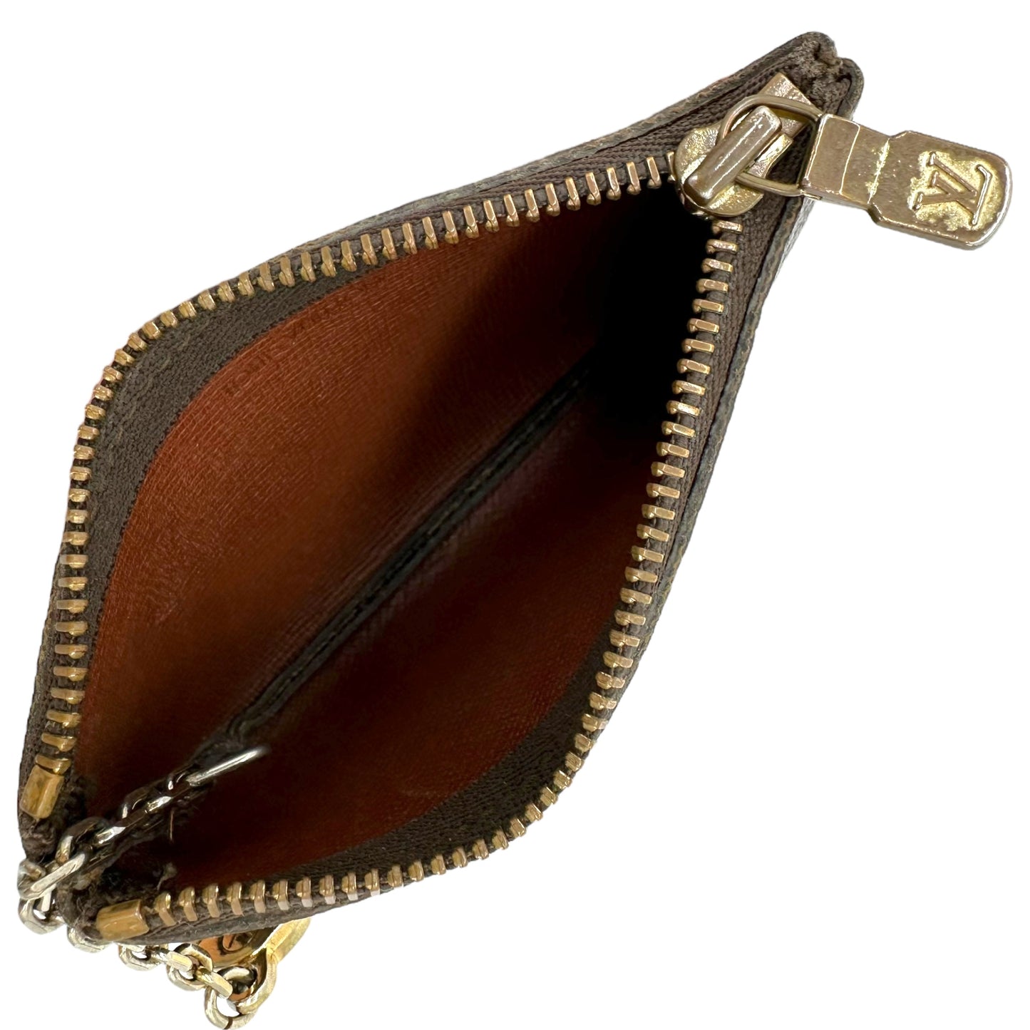 Louis Vuitton Brown Monogram Key Pouch