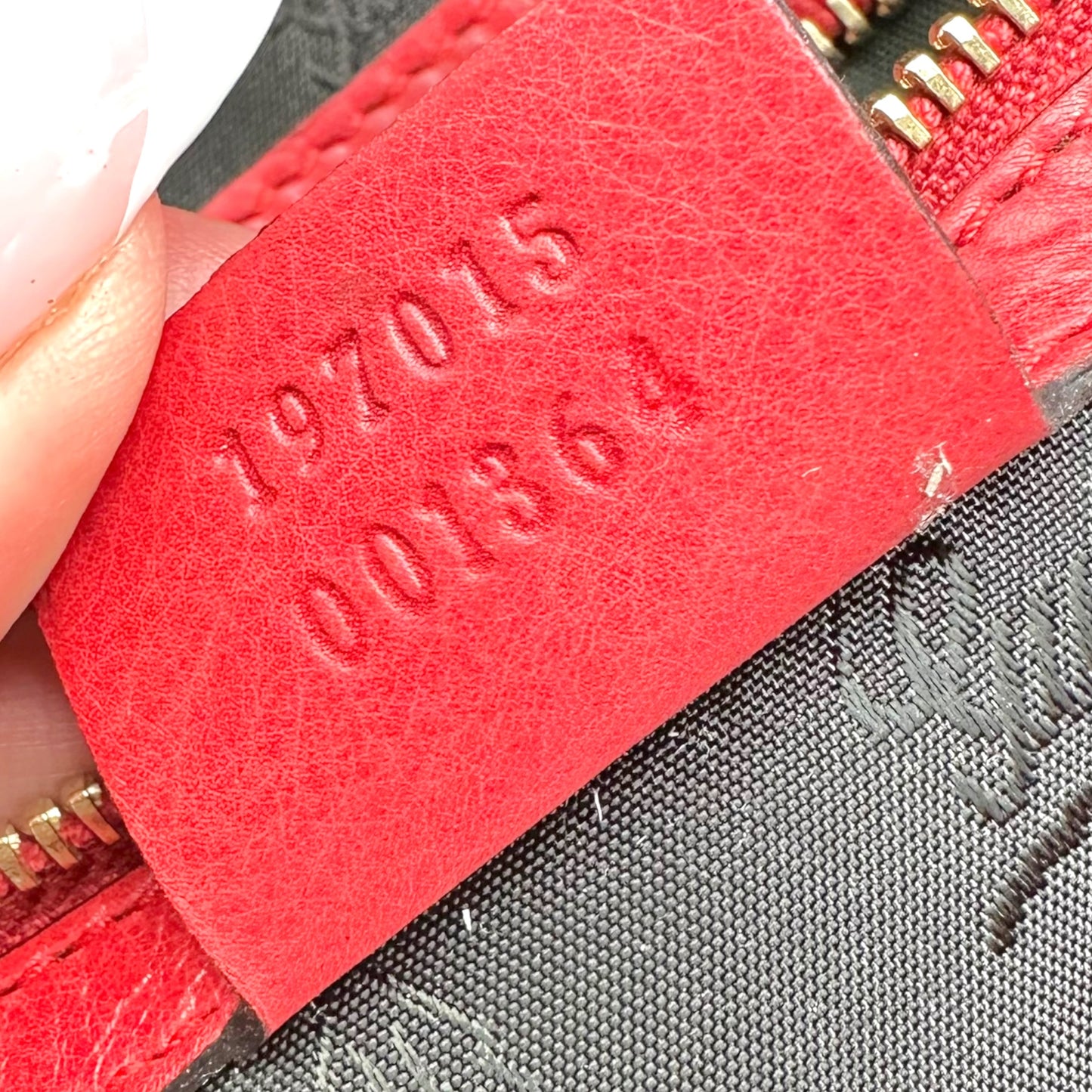 Gucci Python Hysteria Clutch Bag Red Black