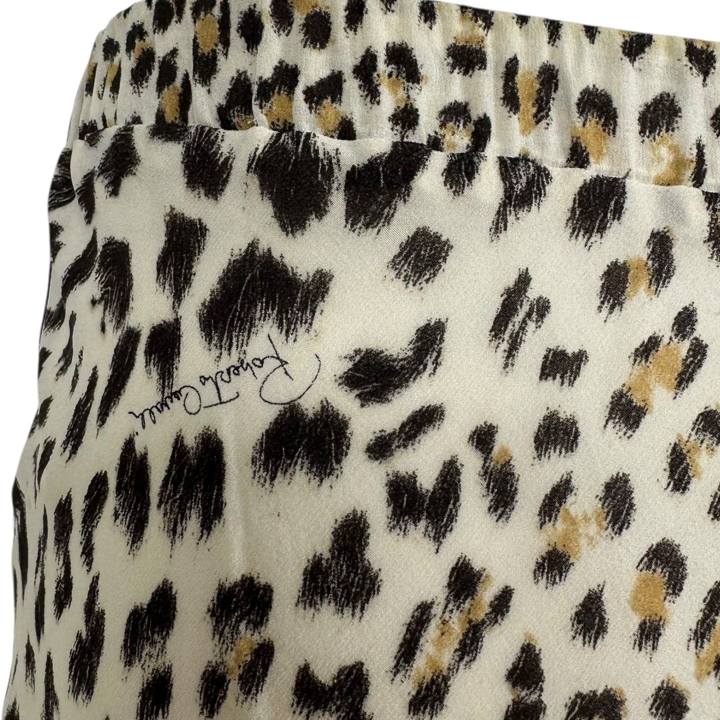 Roberto Cavalli 2005 Leopard Print Silk Midi Skirt - Outfit Repeater