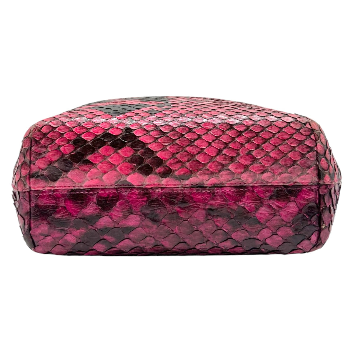 Christian Dior Python Top Handle Handbag Pink Purple