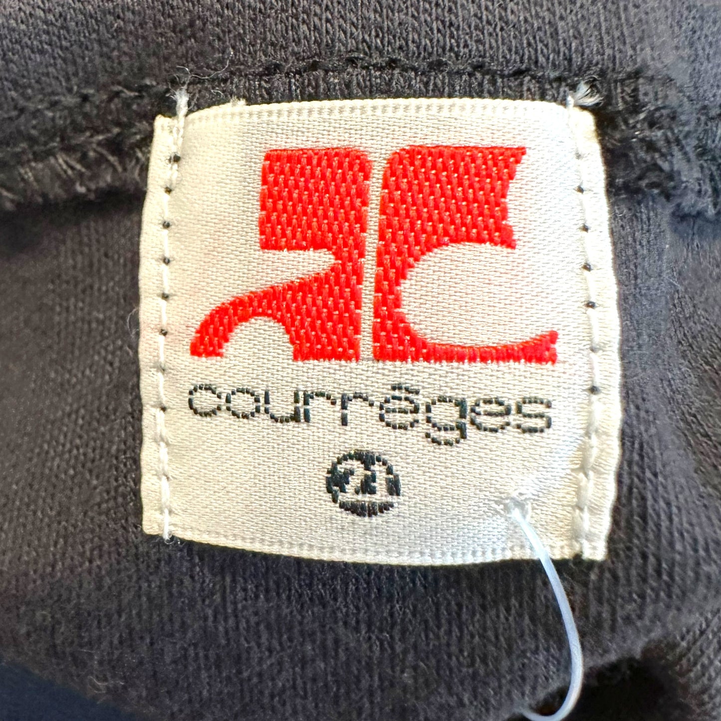 Courreges Black Halter Tank