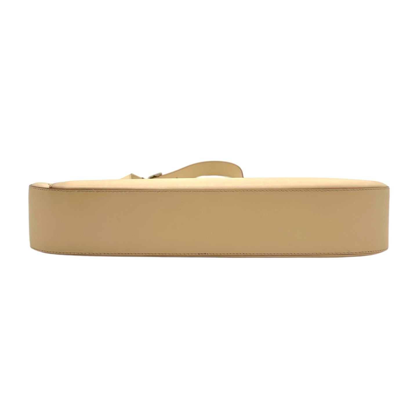 Salvatore Ferragamo Ivory Leather Gancini Shoulder Bag