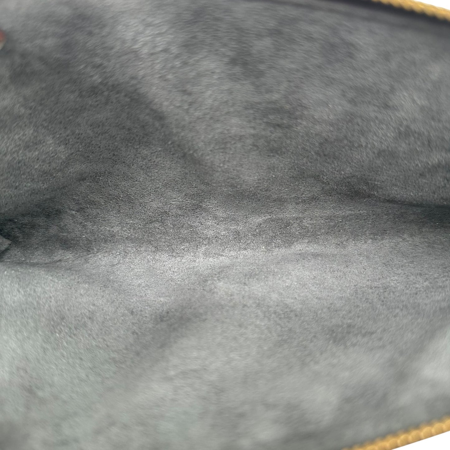 Louis Vuitton Black Epi Leather Pochette Mini Bag