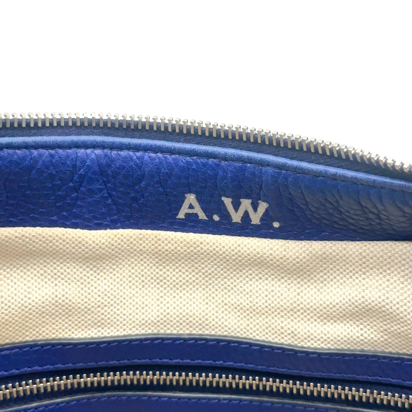 Gucci Royal Blue Guccissima Embossed Monogram Hobo Bag