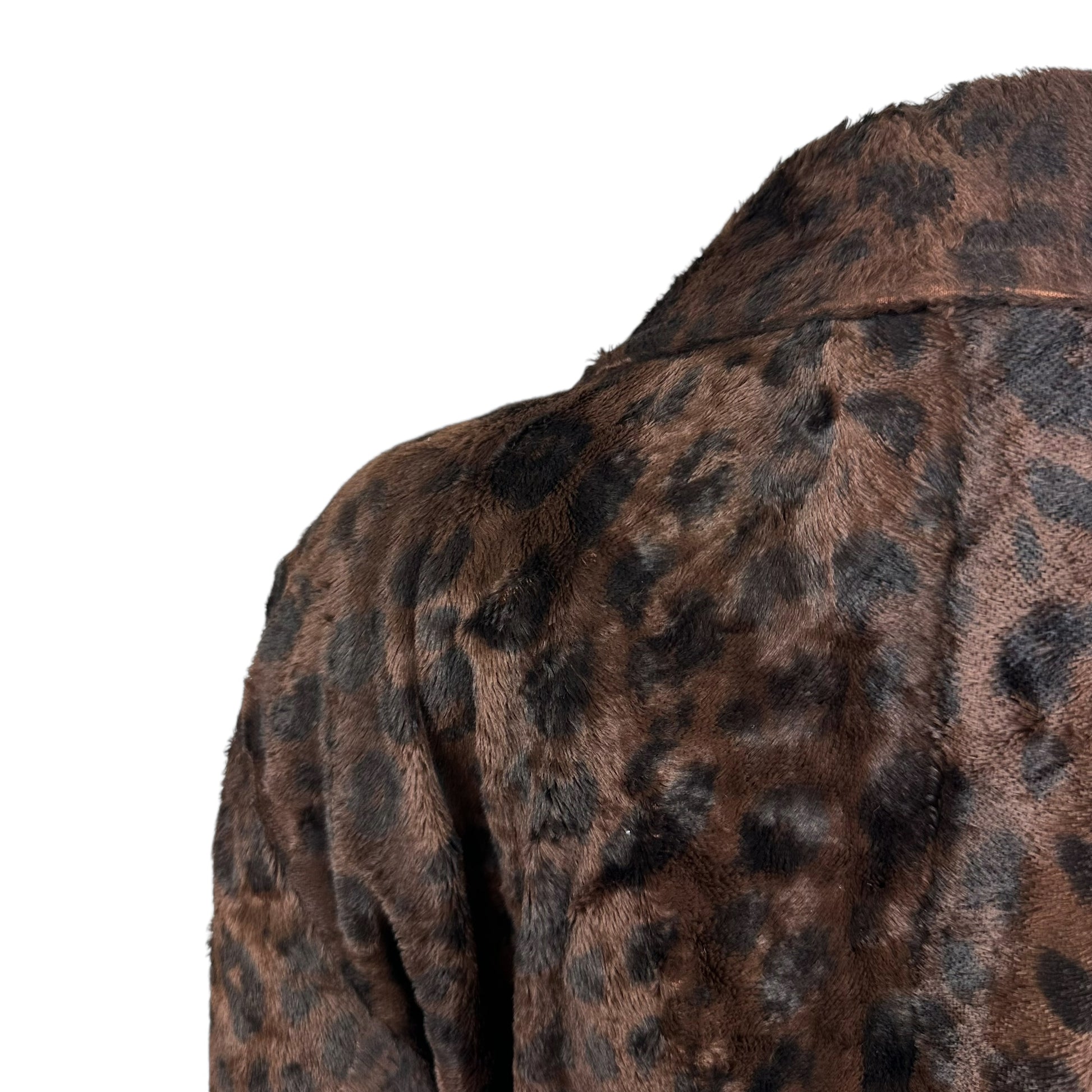 Yves Saint Laurent Faux Fur Leopard Trench Coat - Outfit Repeater