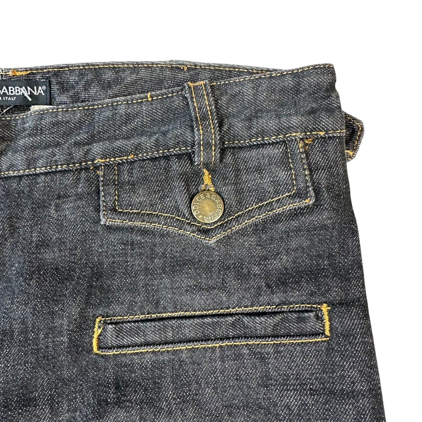 D&G Dolce & Gabbana Side Buckle Jeans