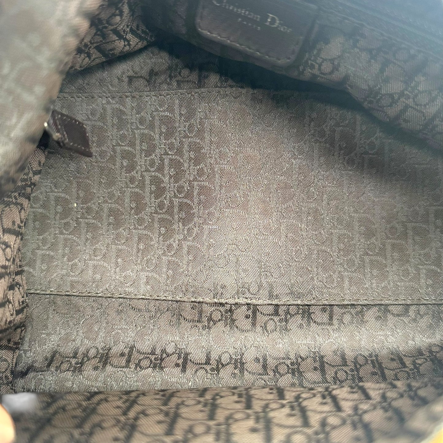 Christian Dior F/W 2005 Brown Leather 'Flight' Shoulder Bag