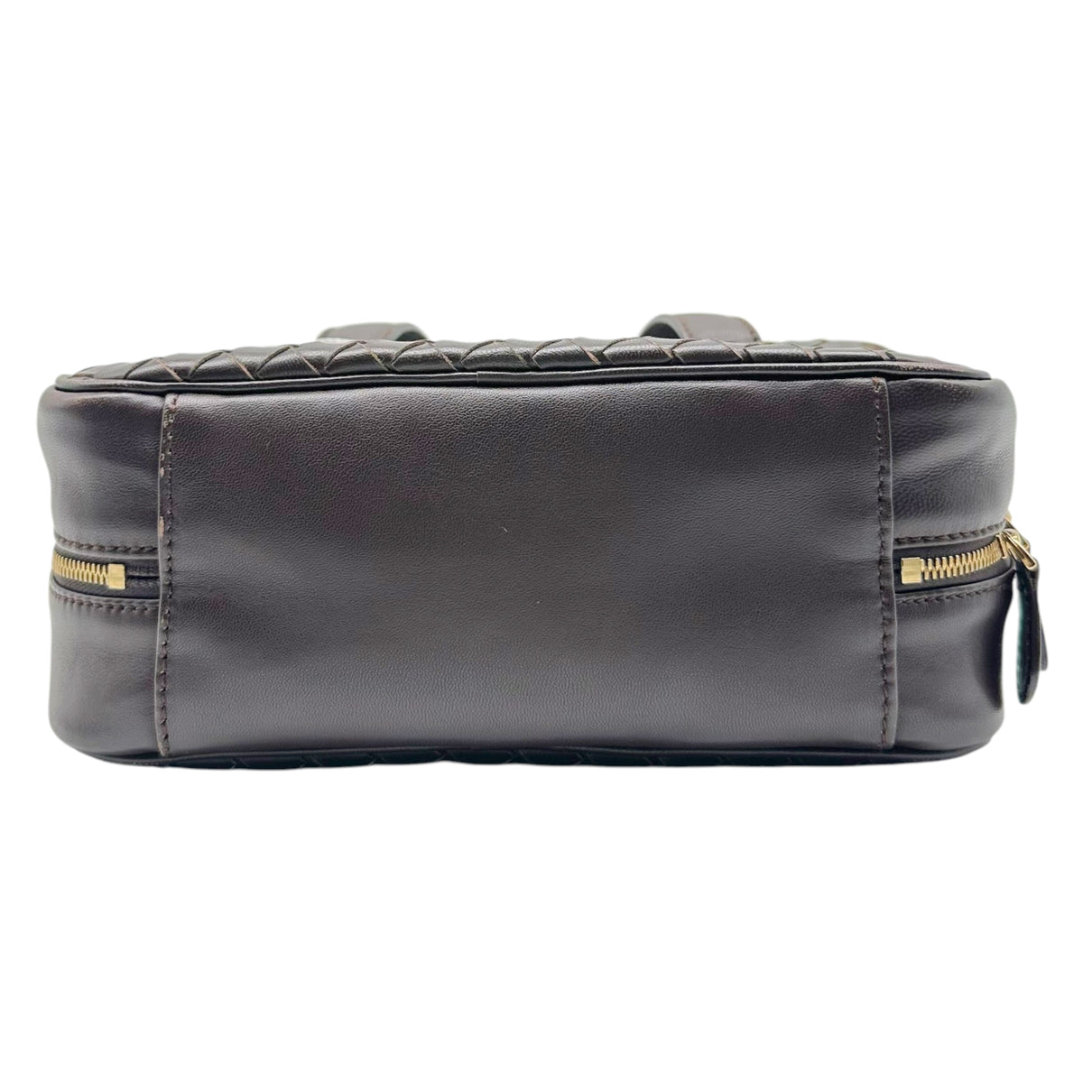 Bottega Veneta Brown Intrecciato Leather Mini Pochette