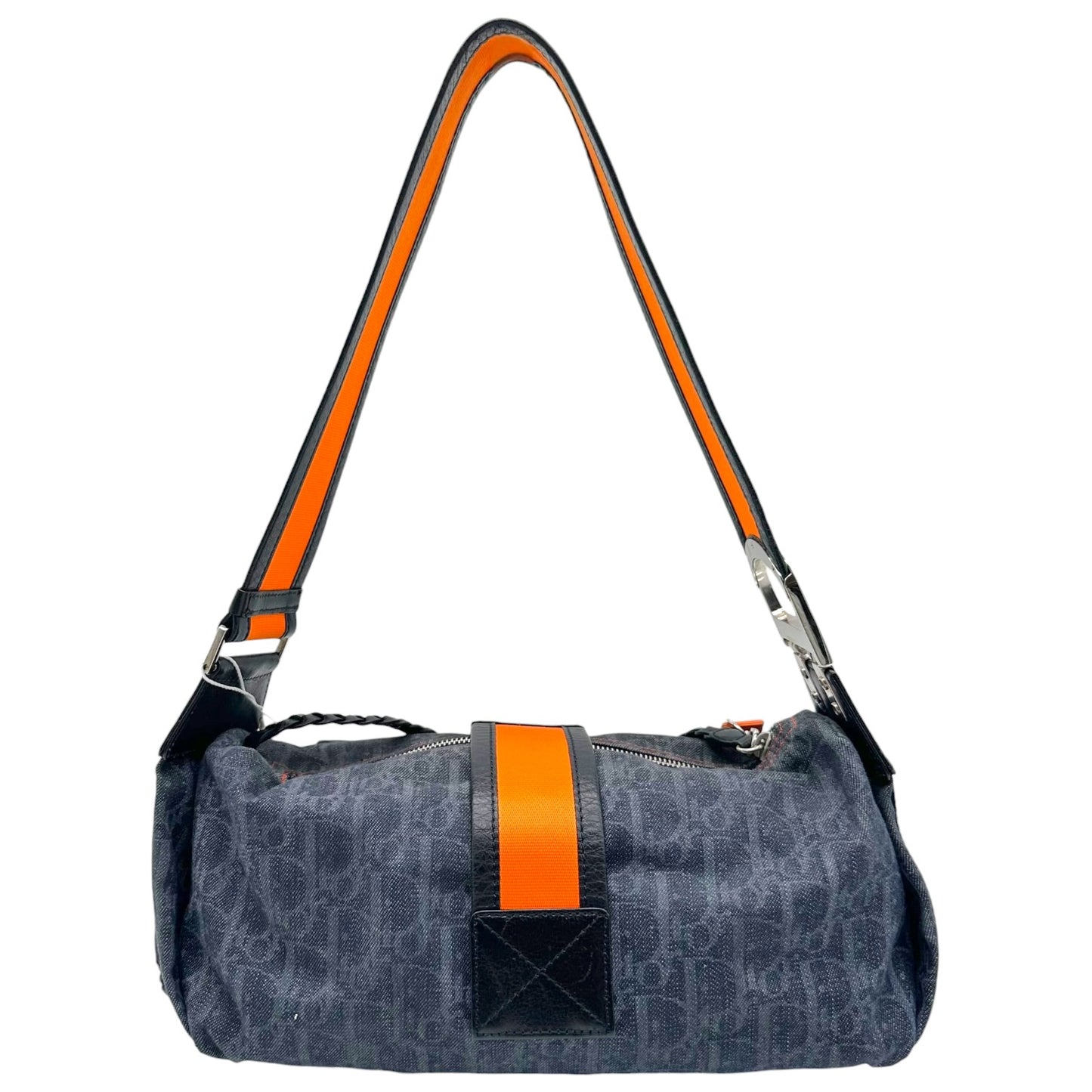 Christian Dior Navy Trotter Monogram Flight Bag