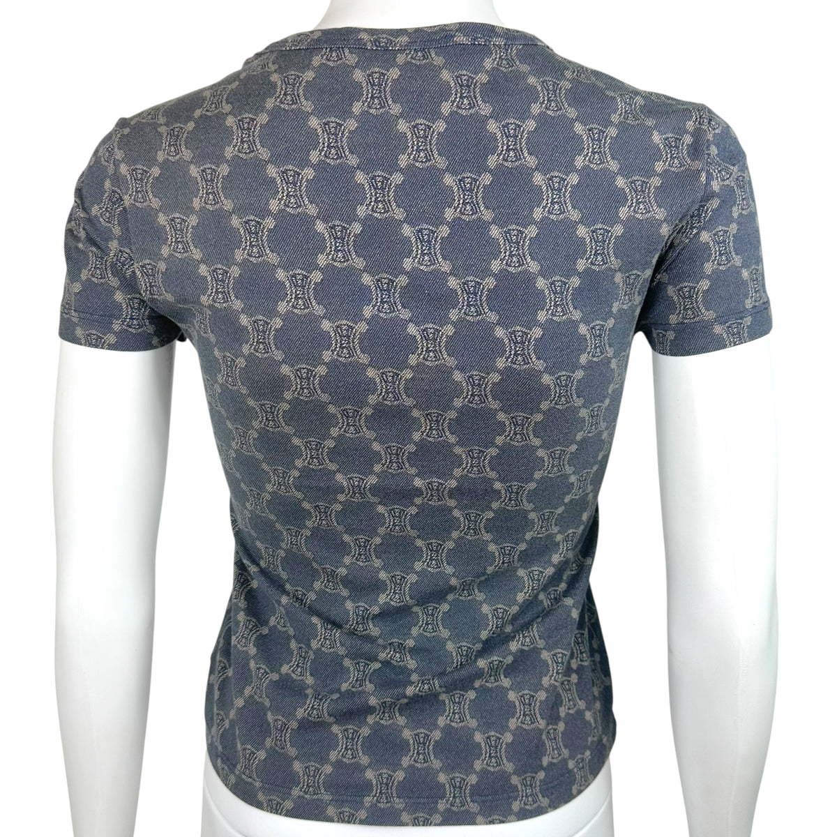 Celine Denim Monogram T-Shirt