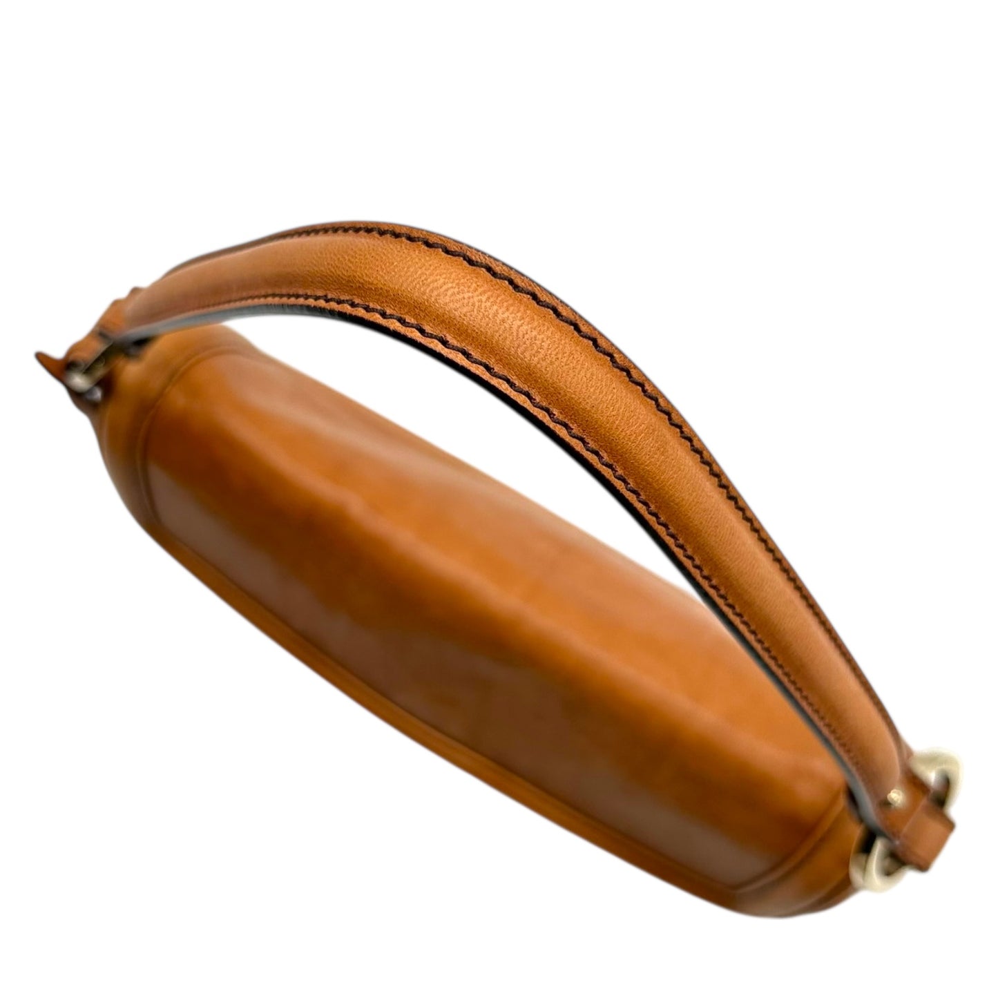 Fendi Brown Leather Small Chef Bag