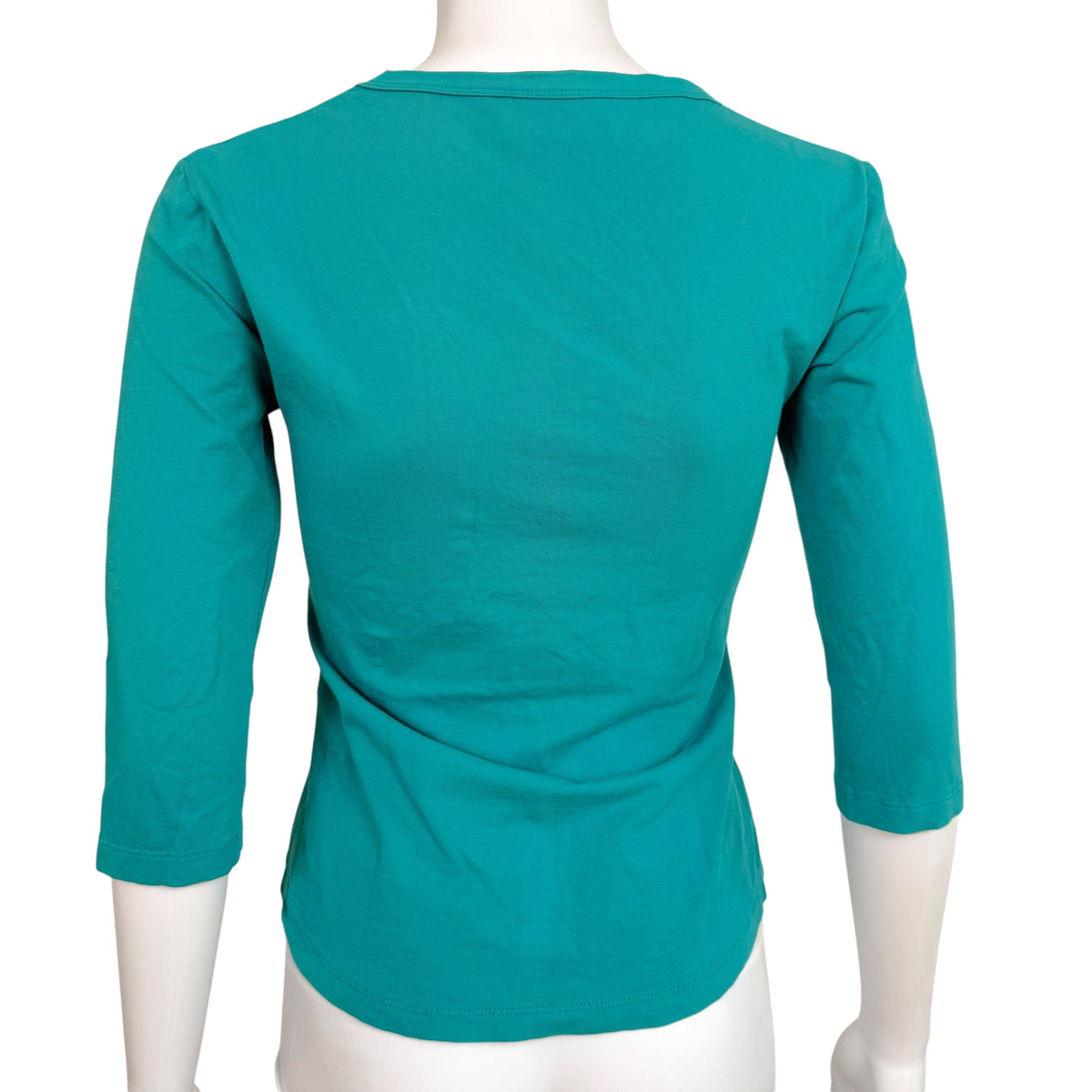 Vivienne Westwood Turquoise Embroidered Orb Logo T-Shirt