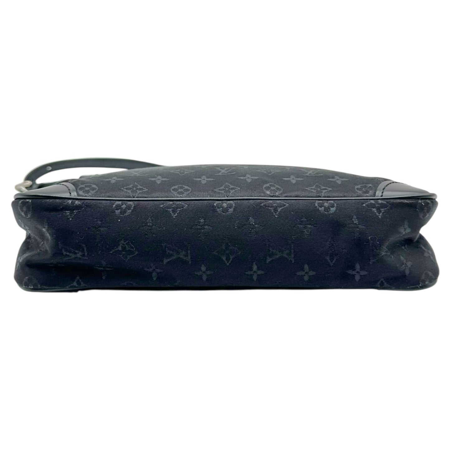 Louis Vuitton Black Silk Monogram Mini Shoulder Bag